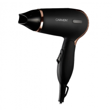 Carmen Noir 1200W Travel Hair Dryer - Black and Copper Carmen Noir 1200W Travel Hair Dryer - Black and Copper
